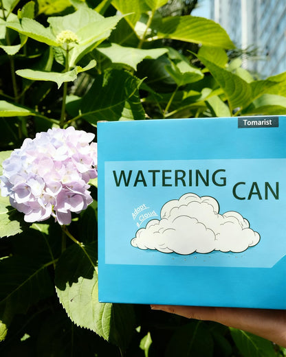 Cute Ceramic Watering Can for Indoor and Outdoor Plants, Rain Cloud Watering Bell Thumb Pot, Small Watering Can for Garden Decoration