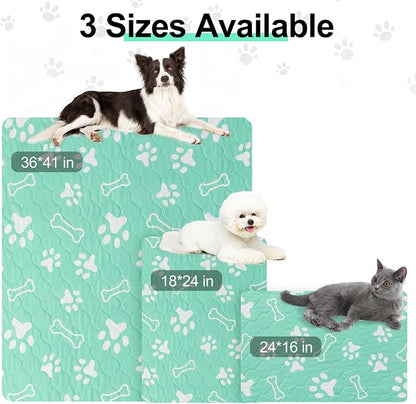 BEAUTYZOO 8 Pack Washable Pee Pads for Dogs, Reusable Puppy Pads for Potty Training, Waterproof Super Absorbent Whelping Pads Mats Non Slip Against Urine for Small Medium Dogs Cats, 18" x 24"