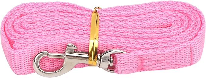 Pet Pink Mesh Traction Harness Chest Back with Leash for Rabbit Guinea Pig Pet Supply(M-Pink)