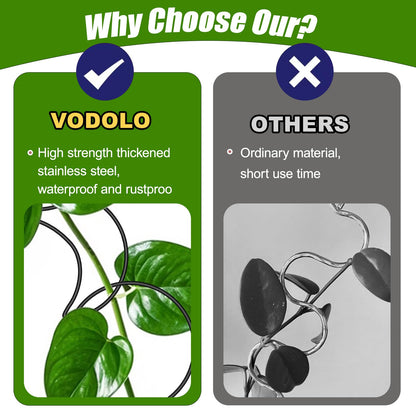 Vodolo 18 Pcs Chain Trellis for Climbing Plants Indoor Outdoor,Wall Plant Vine Climbing Support for Potted Plants,Houseplant Accessorie for Climbing Plants Pertains to Monstera,Pothos,Ivy,Wisteria