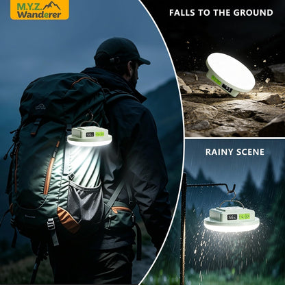 Tent Lights & Canopy Lights, Camping Lantern/Lamp, Rechargeable LED Camping Light, 4500LM 4 Modes Dimmable, 7200mAh Magnet Flashlight for Emergency & Power Outages, Battery Powered Outdoor Lights
