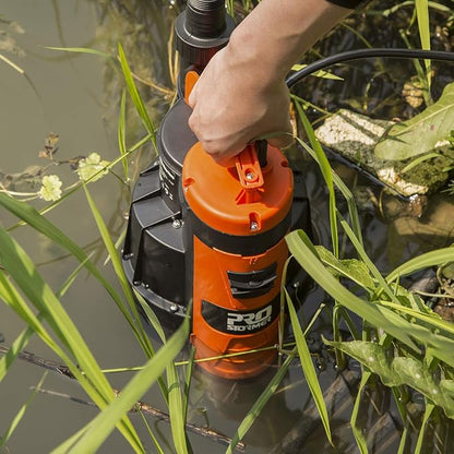 Prostormer Sump Pump, 1/2HP 2110GPH Sumbersible Water Pump, Portable Electric Pump with Build-in Float Switch for pool draining, Crop Irrigation, Yard and Flooded Cellar