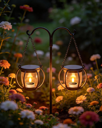 SoulBay Solar Tea Lights Outdoor Waterproof, 12 pcs 1.5" D x 2.1" Reusable Dusk to Dawn Flickering Small LED Tealight Candles, Flameless Votive Candle for Lanterns Patio Garden Camping Décor