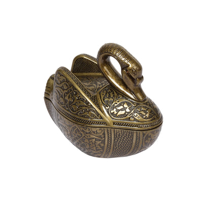 Alisveristime Kugu Big Zinc Alloy Sugar Bowl with Lid (Antique Green)