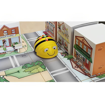 Basic Programming: See & Say Bee-Bot with 3D Community Constructiuon-Kit, Perfect for Home, Classroom, Office, Bedroom, Playroom, & Study Room Use