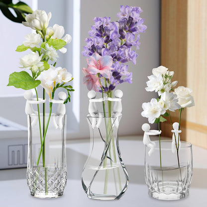 BlissfulSGDM Plant Propagation Buddy, Plant Cutting Holders People, Plant Nurturing Decorative Plant Supports, Propagation Friends for Indoor Gardens or for Sprouts, Stems, Shoots and Cuttings