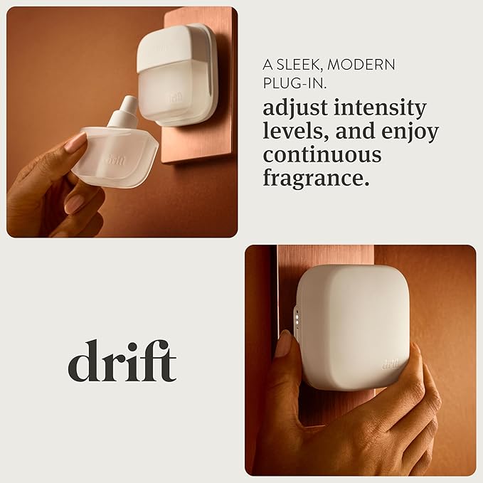 Drift Home Scent Diffuser Refills – Fresh Pressed (2 Pack) - Long-Lasting Home Diffuser - Clean Fragrance - Non-Toxic - Pet-Safe