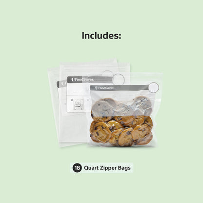 FoodSaver® Reusable Gallon Vacuum Zipper Bags