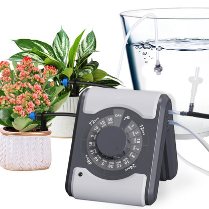 Automatic Drip Irrigation System for Houseplant Auto Easy DIY Watering Device Supported 10 Pots Indoor Plants with Anti-Siphoning Device