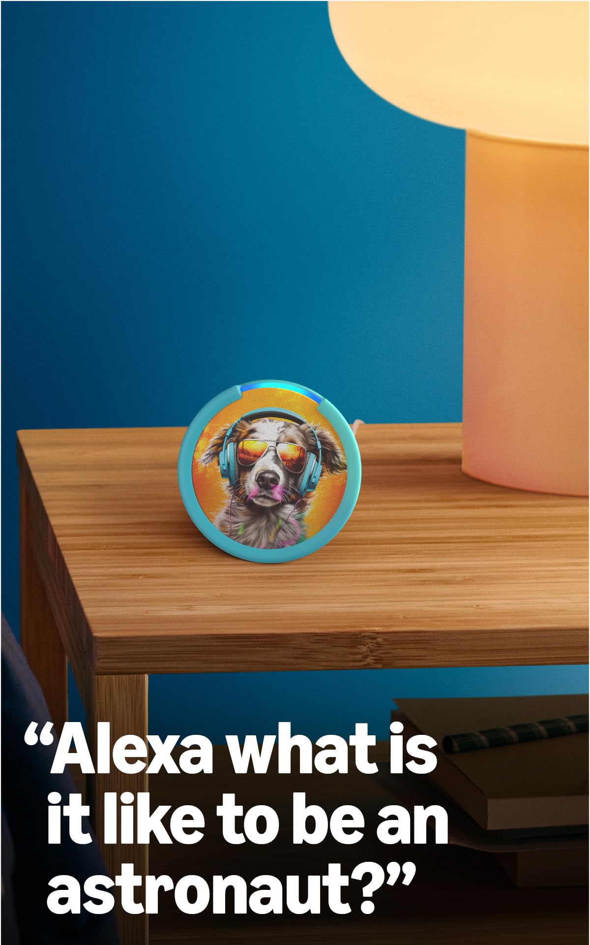 Amazon Echo Pop Kids (newest model), Enjoy age-appropriate audiobooks, interactive games and Alexa+ experiences to create and learn, Marvel's Avengers design