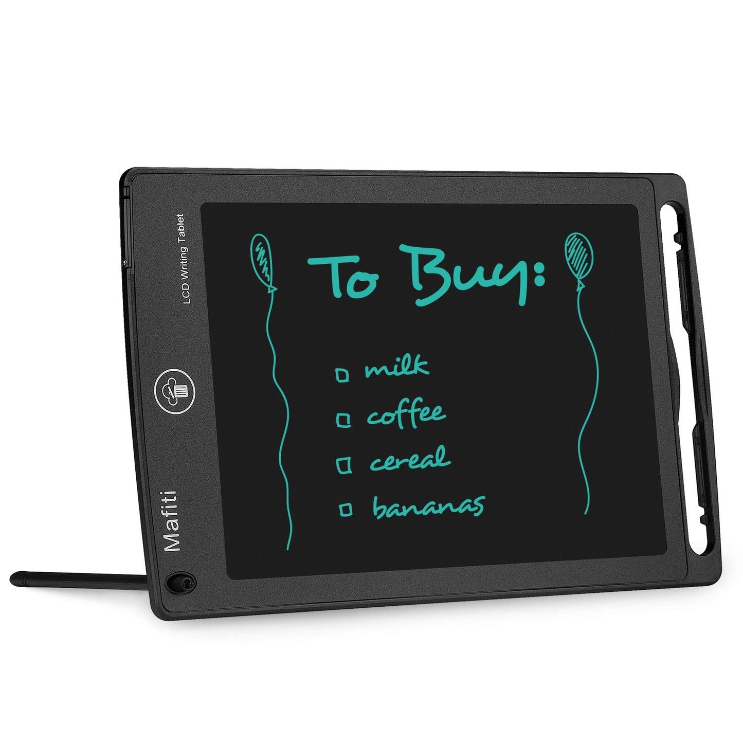 mafiti 10 Pack LCD Writing Tablet 8.5 Inch Electronic Drawing Pads for Kids Portable Ewriter Doodle Board Black