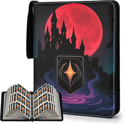 9 Pocket Card Binder for MTG/YGO/PTCG/Game Cards, Holds 720 Cards,Premium Card Collector Book for TCG Players,Toys Gifts for Kids-Magenta