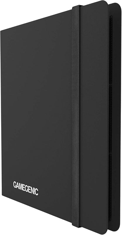 Gamegenic Casual Album 24-Pocket, Black, 480 Card Capacity, Polypropylene Material
