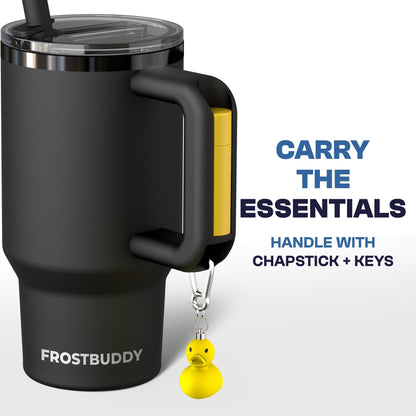 Frost Buddy Thicc Buddy - 16 oz Stainless Steel Vacuum Insulated Tumbler with Lid and Straw for Water - Travel Mug Cupholder Friendly - Gifts for Women Men Him Her (Aurora)