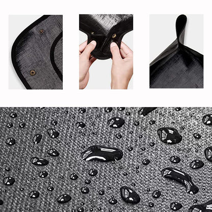 BIUWING 2 PCS Large Repotting Mat for Plant Transplanting and Mess Control, 43" X 29" Thickened Foldable Waterproof Plant Potting Tray, Portable Potting Mat Gardening Tray for House Plants Succulents