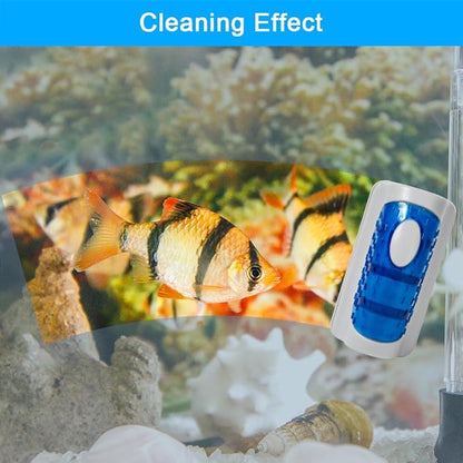 DaToo Aquarium Cleaner Fish Tank Glass Cleaner Algae Cleaner Scraper Magnetic Scrubber Algae Clean Brush, 2 Pcs,Size Large, 1 Yr Warranty