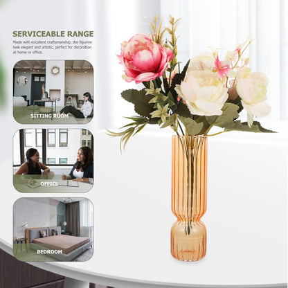 Vase Desk Topper Dried Flower Decoraciones para Salas De Casa Water Wedding Tabletop Centerpiece Decor for Home Flower Holder Plant Terrarium Glass Unique Retro Bottle Office