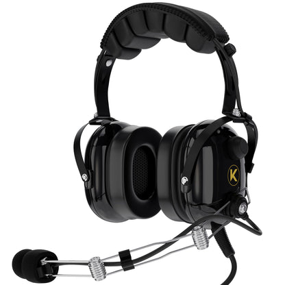 P1 Aviation Pilot Headset for Student Pilots Flight Schools Flight Instructors Features 24 db PNR Rating, Noise Canceling Microphone, Acoustic Foam Ear Cups, AUX Port Input with GA Dual Plugs