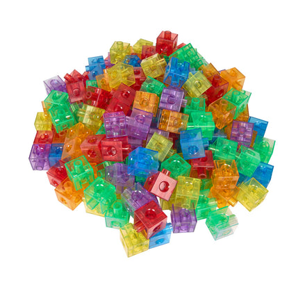 Excellerations Translucent Linking Cubes - 200 Pieces