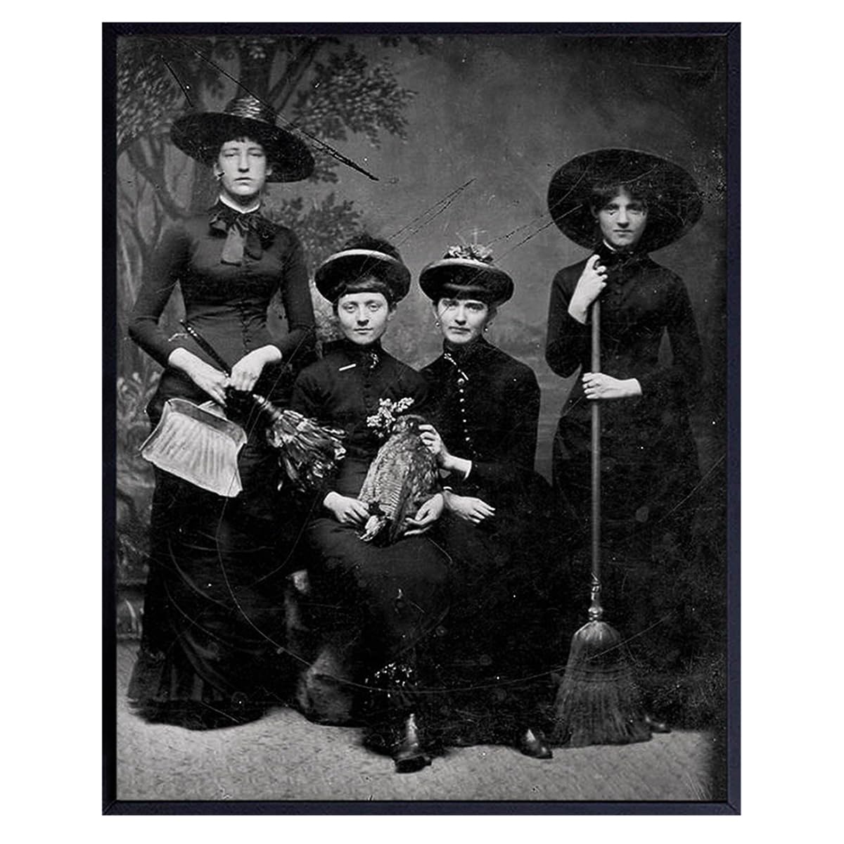 Victorian Witch Photography Gothic Wall Decor - Wiccan Pagan Art 8x10