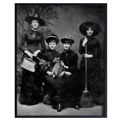 Victorian Witch Photography Gothic Wall Decor - Wiccan Pagan Art 8x10