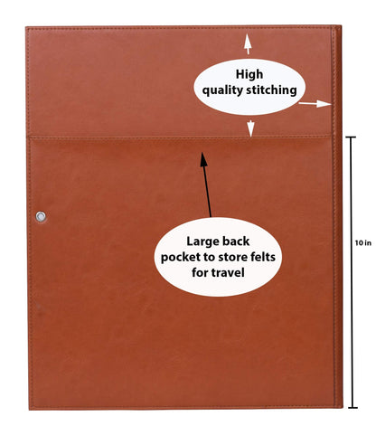 Foldable Felt Flannel Board - 14 x 23" Freestanding Quiet Book for Toddlers and Story Sets | Story Board for Kids Playtime | Use for Preschool Classroom and Homeschooling