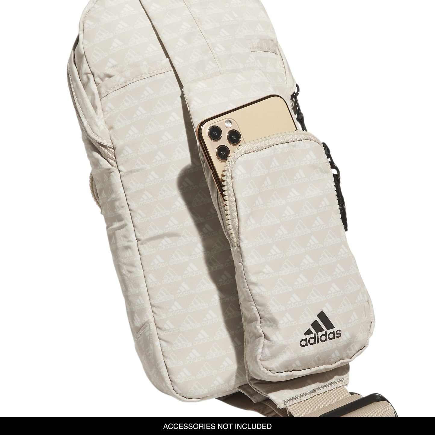 adidas Essentials Crossbody – Athletic Sling Bag with Phone Pocket, Black/2.0, One Size