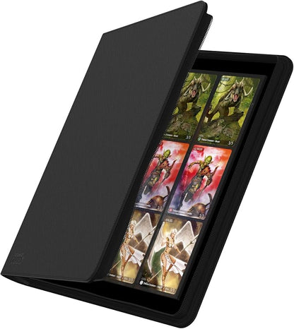 Ultimate Guard Zipfolio 480 – 24 Pocket XenoSkin (Quadrow) Black