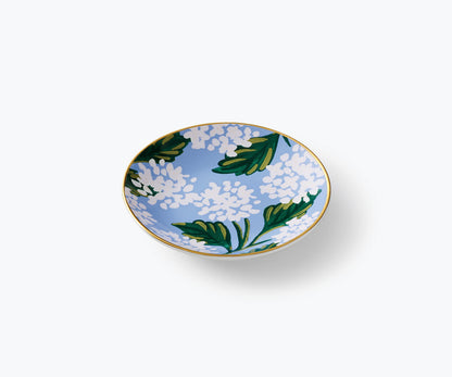 RIFLE PAPER CO. Hydrangea Ring Dish, Protect Your Trinkets and Jewelry, Minimize Loss, Organize Desk, Small Item Security, Keep Valuables Safe and Visible, Cute and Fashionable