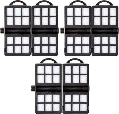 LAQUAL Replacement Fish Tank Filter Cartridges, Suitable Aquarium Filter (30-50 Gal), 3 Sets (2pcs as a Set), White