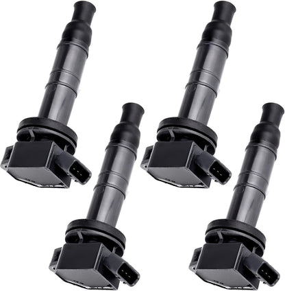 ECCPP 3 ignition coils with 3 iridium Spark Plugs,UF808,coils packs,for Smart Fortwo 2016-2017 0.9L‎224332428R,UF-808