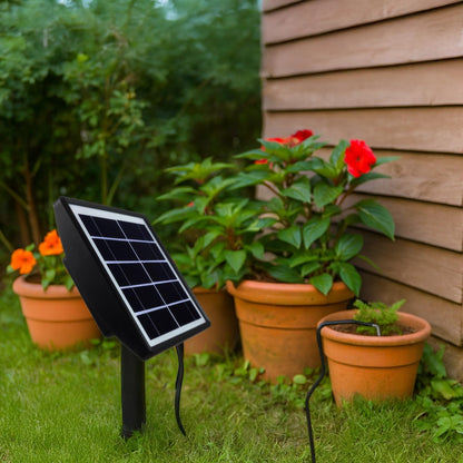 Kronabelle 15 Drippers Drip Irrigation Kit for Potted Plants, Automatic Watering System with Solar & USB Power, Timer, Anti-Leak Connectors