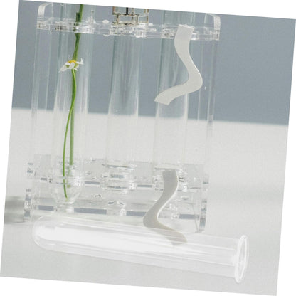 KESYOO 4pcs Floral Tubes for Water Plants Glass Test Tube Vases Hydroponic Garden Plant Cuttings Home Decor