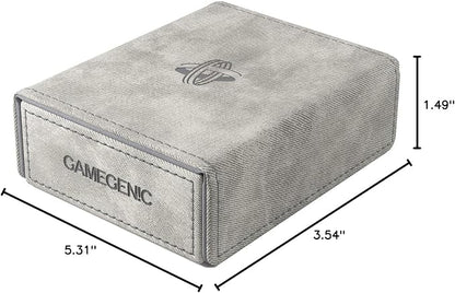 Gamegenic Token Keep - Premium Token Box for Safe Storage, Fits Dungeon 1100+ and Dungeon S 550+, Holds Tokens, Dice, and Cards, Fully Usable During Gameplay, Gray Color, Made