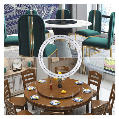 8" to 32" Swivel Base Bearing, Table, Heavy Duty Turntable, Lazy Susan Plate Hardware, 360 Rotating, Aluminium Organizer for Dining TV Computer Monitor(8 inches (200mm))