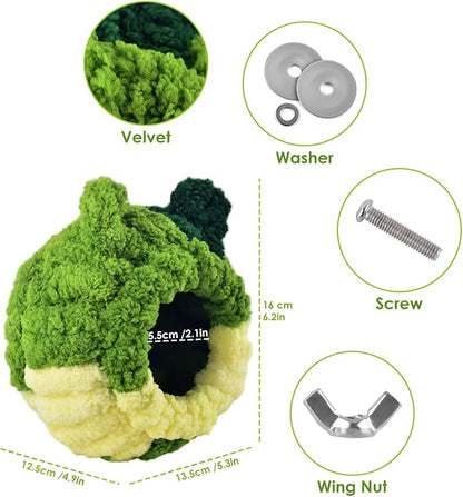 KATUMO Bird Nest, Small Sun Conure Breeding House Parrotlet Snuggle Hut Lovebird Bed for Conure, Lovebird, Zebra Finch, Loriculus, Hamster and Other Small Birds (Less Than 5 inches Long)