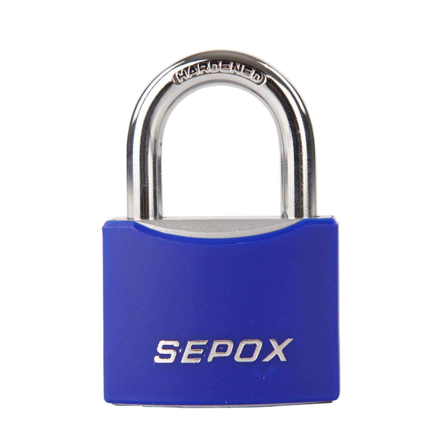SEPOX® Large Outdoor Padlock, Heavy Duty 50mm 2" All-Weather Keyed Padlock - Solid Steel Body with 3pcs Keys, Waterproof Blue Cover, Ideal for Gates, Fences, Chain, Gym Lockers, Toolboxes & Sheds