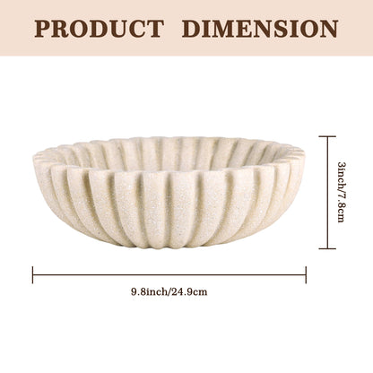 jamscape Large Decorative Bowl - Key Bowl - large Fruit Bowls for Kitchen Counter - Coffee Table Bowls - Decorative Purse Bowl to Entryway Decor,Modern Home Decor