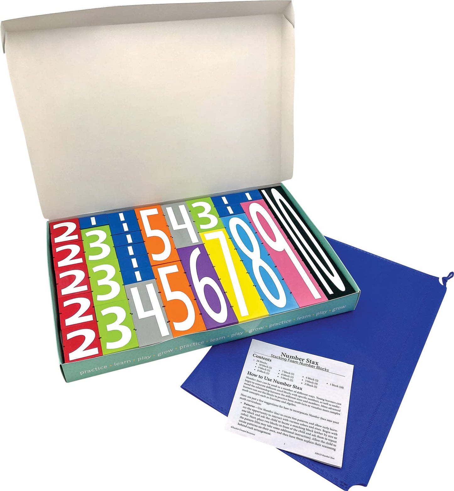 Teacher Created Resources Number STAX - Stacking Foam Number Blocks (TCR20123)