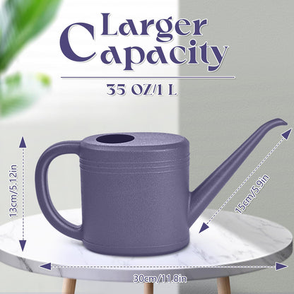 VKPLITE Grip Watering Can for Garden Indoor Plants Outdoor Plant House Flower - 1/4 Gallon - Purple