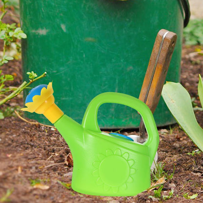 Plastic Watering Can Small Watering Can for Kids Outdoor Garden Flower Pool Beach Bath, Pack of 2 (Random Color)