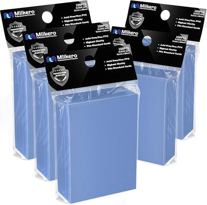 500 Count Card Sleeves, Matte Magic Card Sleeves, Smooth Shuffle & Tear Resistant, Fit for MTG, TCG, CCG (Light Blue)