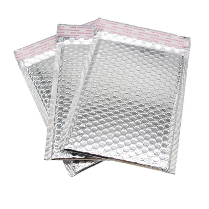YUENPUN 30 Pack 11.8 x 9 Inch Bubble Mailers, Metallic Silver Padded Mailing Envelopes, Foil Self Seal Waterproof Shipping Envelopes for mailing, packing, Shipping