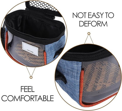 FOMIYES Messenger Bag Suitcases Organizer Bags Small Animal Carrier Bag for Purse Dwarf Hamster Carrier Handbag Storage Organizer Glider Outdoor Supplies Travel Pet Black Lining
