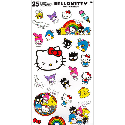 Hello Kitty Decor Set - Kitchen Accessories Bundle Includes Salt and Pepper Shakers Plus Stickers