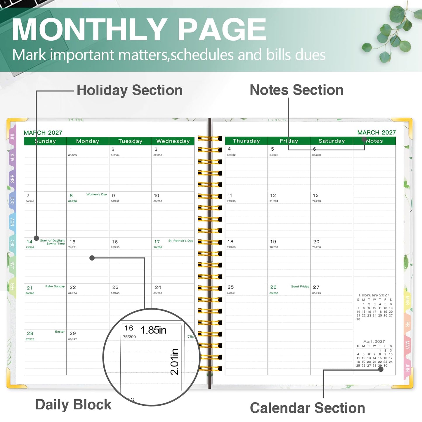 Teacher Planner 2026-2027, 8.5"x11" Large Academic School Year Planner from July 2026 to June 2027, Weekly & Monthly Lesson Planning Book with Pocket & Stickers for School Teachers Supplies