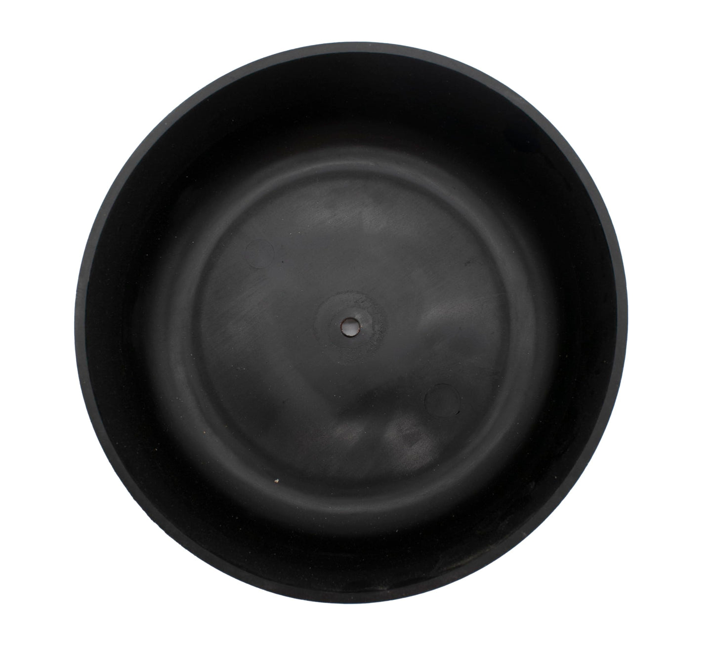 The HC Companies 8 Inch Round Plastic Succulent Capri Bowl 8"x8"x3" in Faux Concrete Color