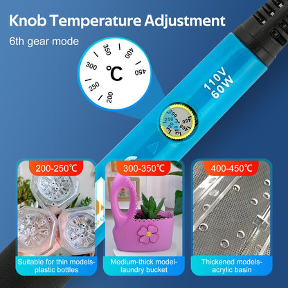 MENGMENGYAO Electric Hot Knife Plastic Cutter Hot Knife Foam Cutter Tool Plant Pot Perforator Hole Heat Knife for Manual Household Cutter Plastic Flowerpot DIY Hand Planting Tools
