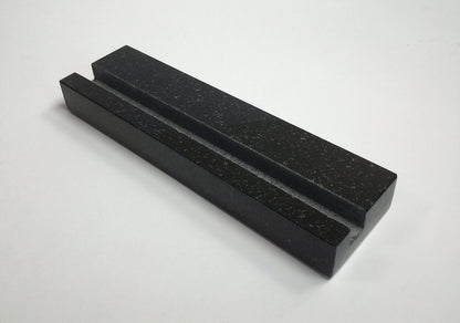 Multiple Business Card Holder for Desk - Black Granite Visiting Card Holder - Holds up to 40 Cards - Desktop Business Card Stand for Home & Office - Elegant & Luxurious Office Desk Accessories