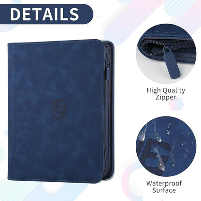 12 Pocket Card Binder,720 Pocket Trading Card Binder，Side Loading Collectible Card Albums for MTG, for TCG Football, Sports, Game Cards Blue